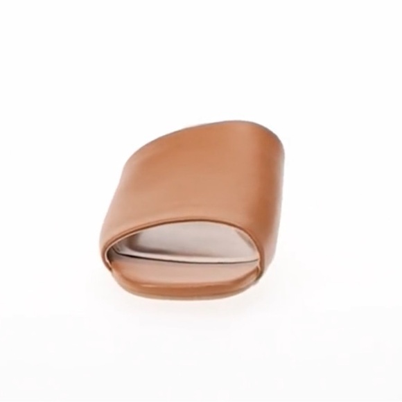 🆕New LC Lauren Conrad Ilana Women's 1-Band Stacked Heel Slide Sandals-Brown - Picture 5 of 8